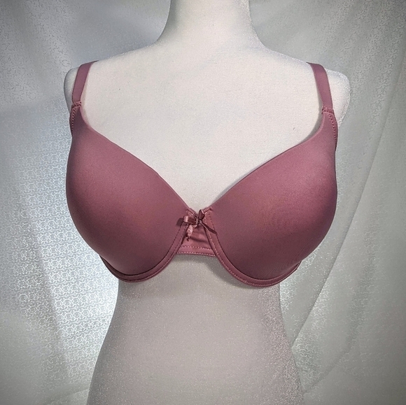 42D Rose Pink 3 Hook Closure Bra by Marilyn Monroe - Picture 1 of 4